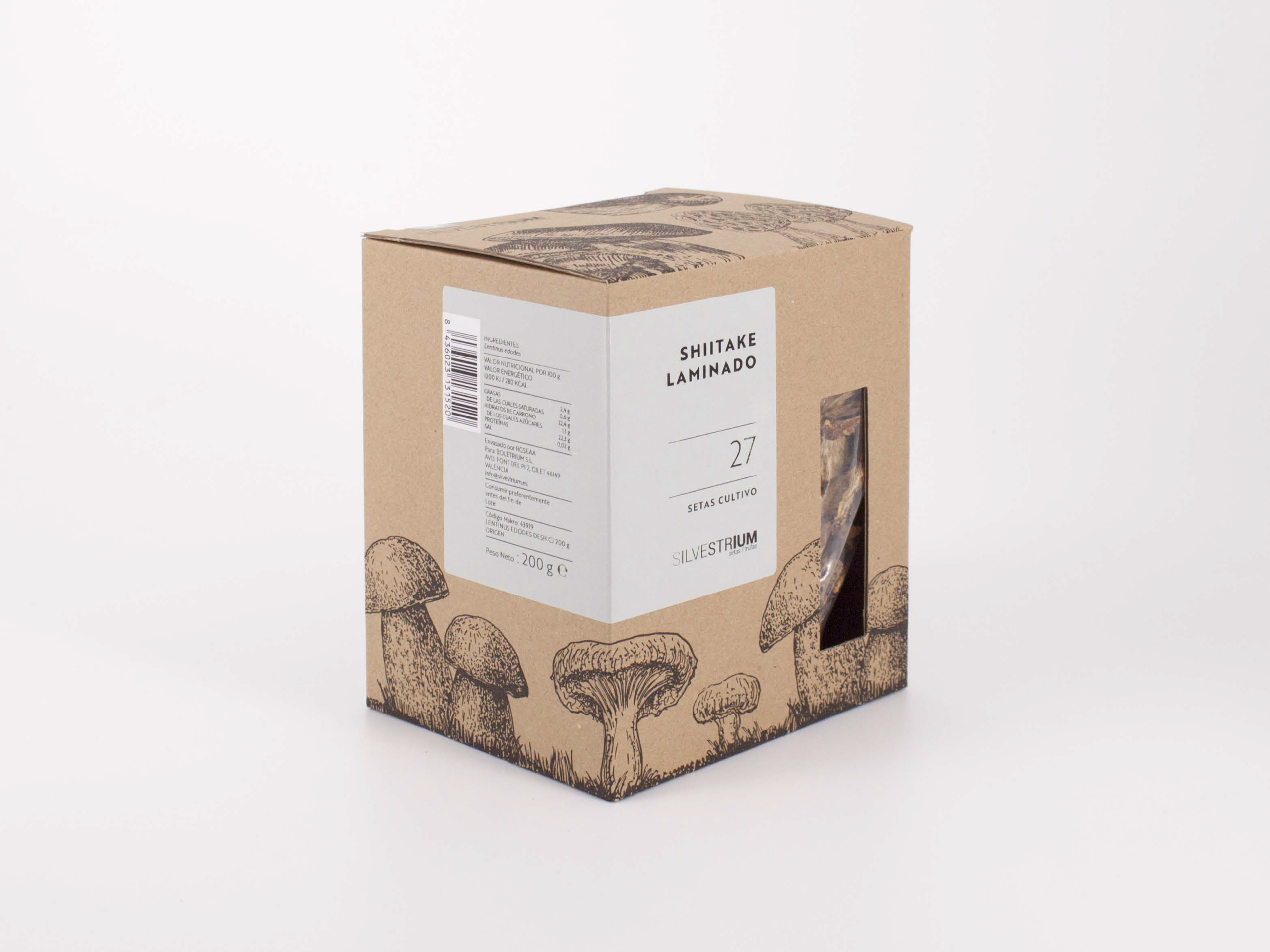 Shiitake Laminado Deshidratado